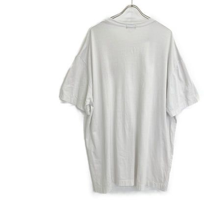 COMMEdesGARCONS HOMME PLUS コムデギャルソンオムプリュス PI-T028 グレー フラワー刺繍オーバーサイズTシャツ トップス L