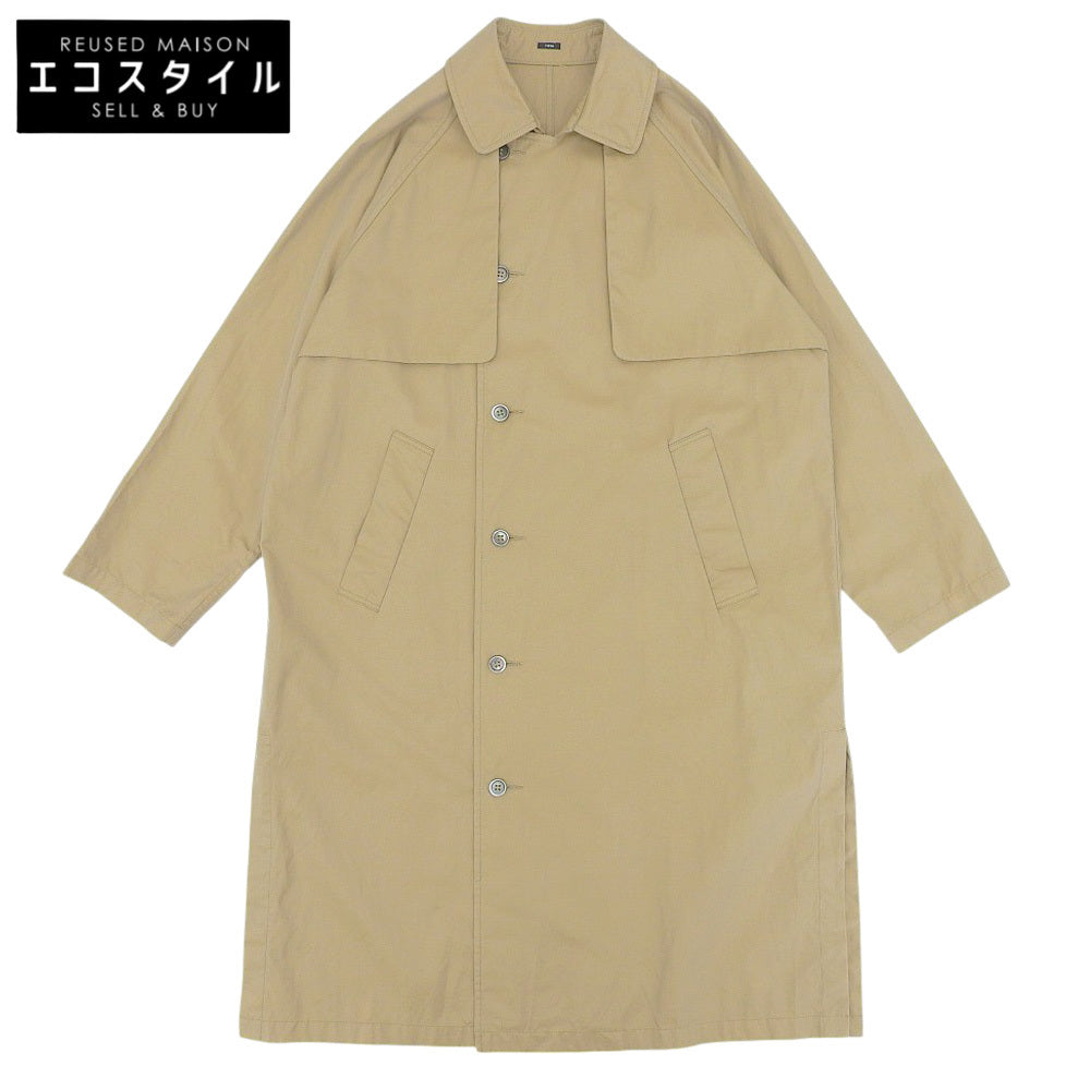 UNIVERSAL TISSU ユニバーサルティッシュ ハイデンシティ エフォートレス トレンチコート レディース キャメル コート ―