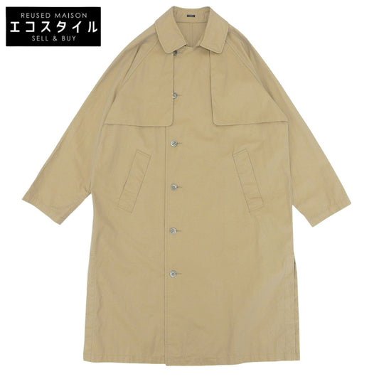 UNIVERSAL TISSU ユニバーサルティッシュ ハイデンシティ エフォートレス トレンチコート レディース キャメル コート ―