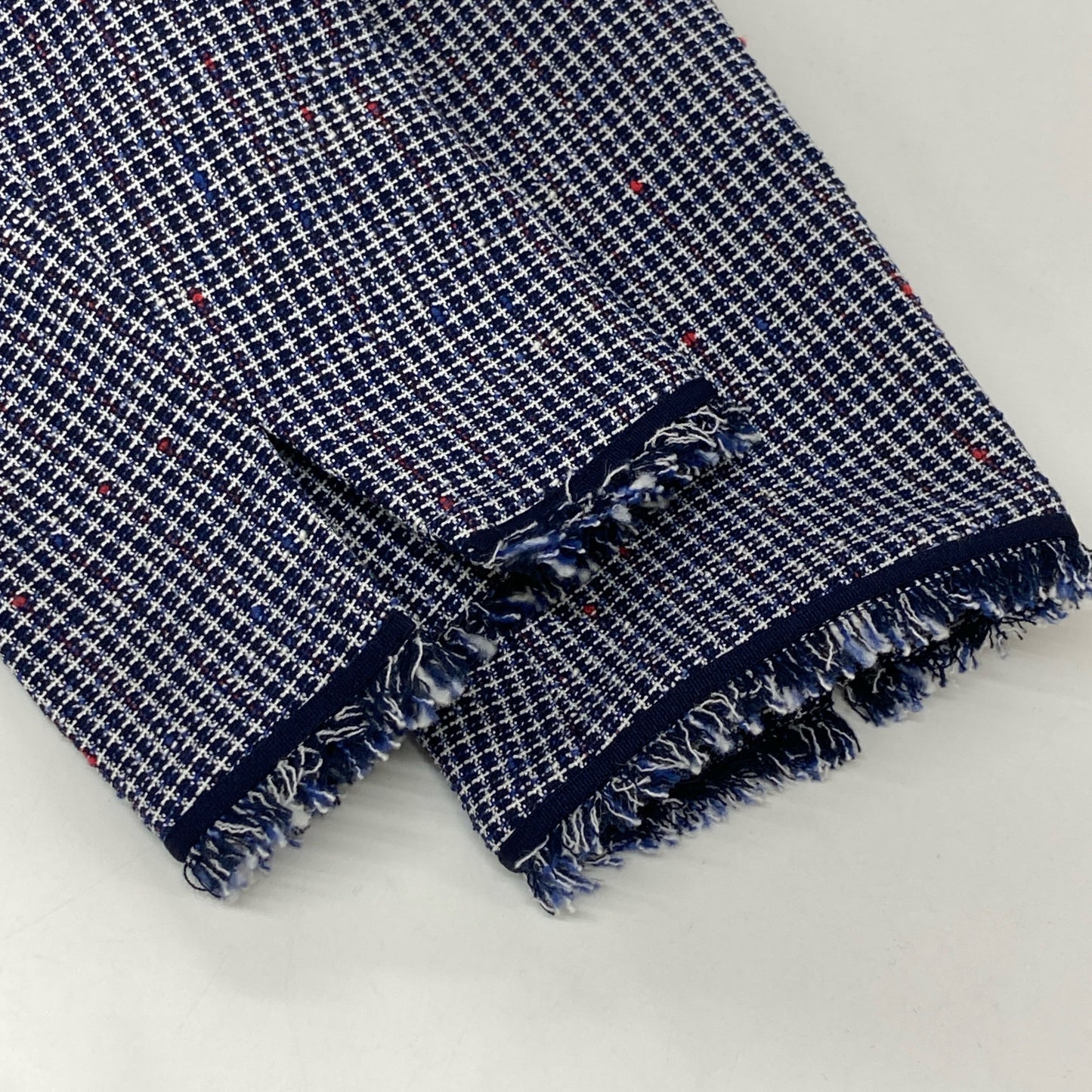 Aquascutum アクアスキュータム ﾈｲﾋﾞｰ ﾌｧﾝｼｰﾂｨｰﾄﾞ ｼﾞｬｹｯﾄ ジャケット 10