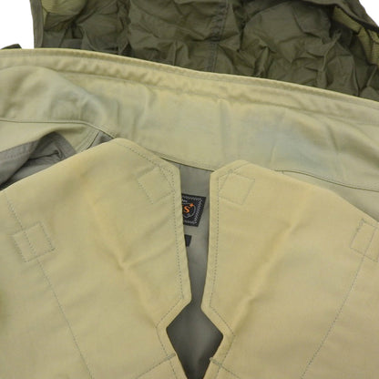 BEAMS ビームス 中空糸 サテン M-65 ジャケット メンズ カーキ M ジャケット M