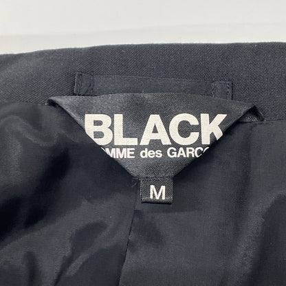 BLACKCOMMEdesGARCONS ブラックコムデギャルソン 1C-J009 ﾌﾞﾗｯｸ 3B ﾃｰﾗｰﾄﾞｼﾞｬｹｯﾄ ジャケット M