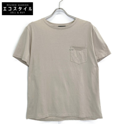 A.P.C. アーペーセー 25082-1-92707 ベージュ 刺繍入り ポケットTシャツ トップス L