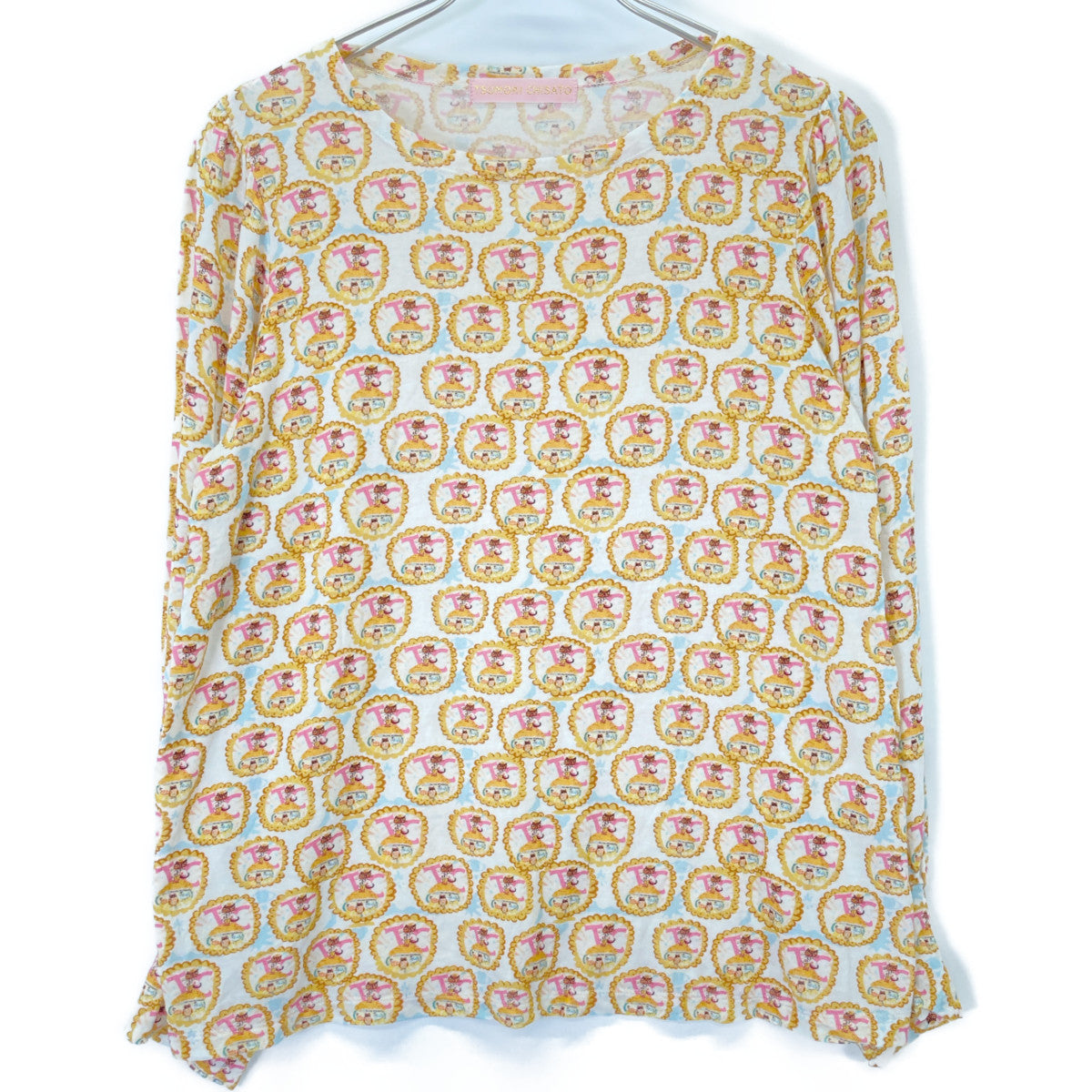 TSUMORI CHISATO ツモリチサト 224-JT037 PETIT CAT EMBLEM PRINT TOPS トップス 表記なし