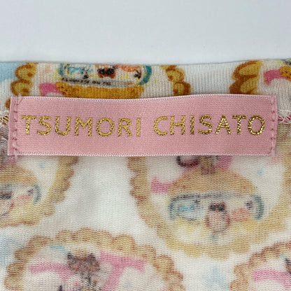 TSUMORI CHISATO ツモリチサト 224-JT037 PETIT CAT EMBLEM PRINT TOPS トップス 表記なし