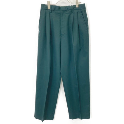ssstein/stein シュタイン ST.219-2 グリーン EX WIDE TAPERED TROUSERS ボトムス S