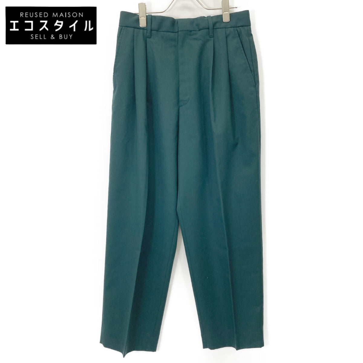 ssstein/stein シュタイン ST.219-2 グリーン EX WIDE TAPERED TROUSERS ボトムス S