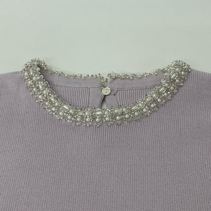 BALLSEY ボールジー 25SS ﾊﾟｰﾌﾟﾙ ﾊﾟｰﾙｺﾝﾋﾞ ｼｮｰﾄｽﾘｰﾌﾞ ﾌﾟﾙｵｰﾊﾞｰ トップス S