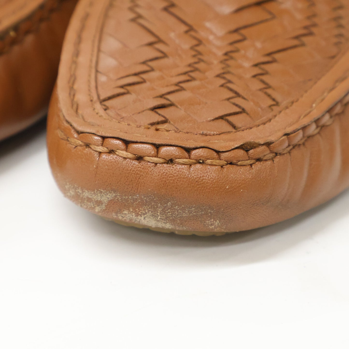 Cole Haan コールハーン W28134 タリー ドライバー ウーブン レザー シューズ 6 1/2B