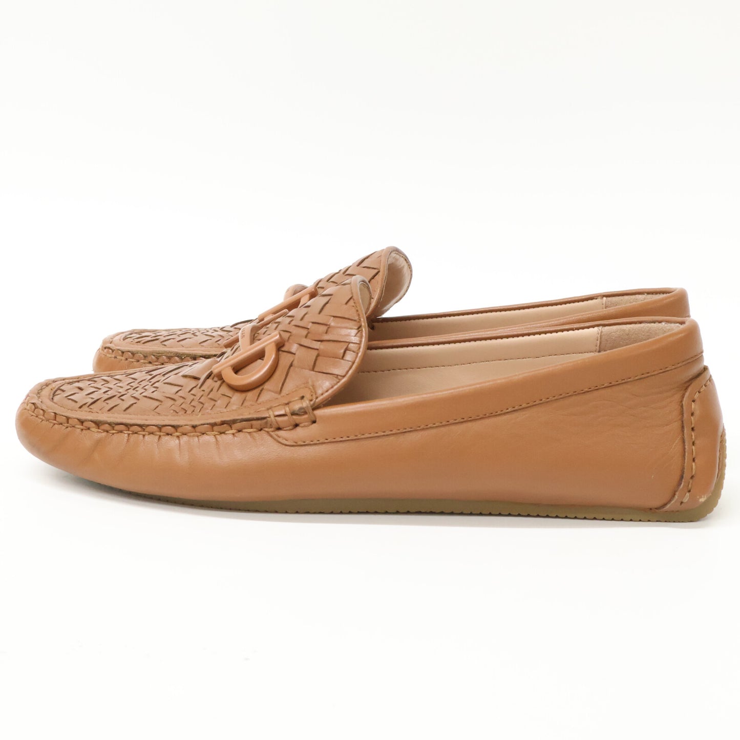 Cole Haan コールハーン W28134 タリー ドライバー ウーブン レザー シューズ 6 1/2B