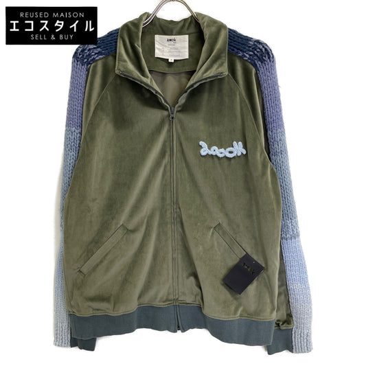 amok アモク 222033 ｶｰｷ ﾍﾞﾛｱ切り替え ﾄﾗｯｸｼﾞｬｹｯﾄ ジャケット M