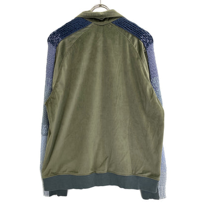 amok アモク 222033 ｶｰｷ ﾍﾞﾛｱ切り替え ﾄﾗｯｸｼﾞｬｹｯﾄ ジャケット M