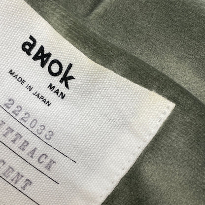 amok アモク 222033 ｶｰｷ ﾍﾞﾛｱ切り替え ﾄﾗｯｸｼﾞｬｹｯﾄ ジャケット M
