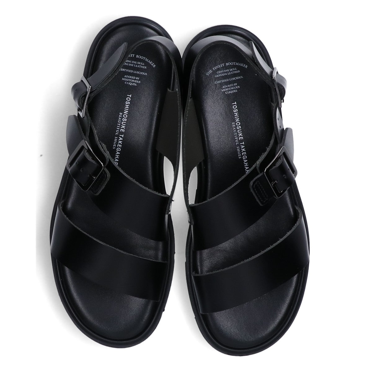 TOSHINOSUKETAKEGAHARA トシノスケタケガハラ 【美品】S.S. BELT SANDALS ベルト サンダル シューズ 225