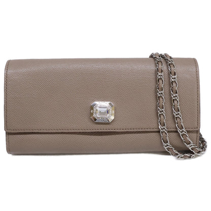 A.D.M.J. Accessoires De Mademoiselle ADMJ スワロフスキー チェーン付 長財布（小銭入れあり）