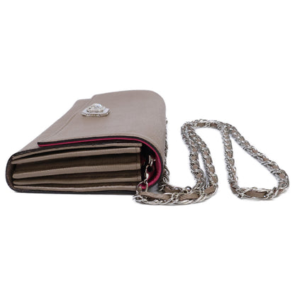 A.D.M.J. Accessoires De Mademoiselle ADMJ スワロフスキー チェーン付 長財布（小銭入れあり）