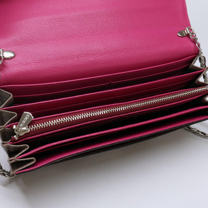 A.D.M.J. Accessoires De Mademoiselle ADMJ スワロフスキー チェーン付 長財布（小銭入れあり）