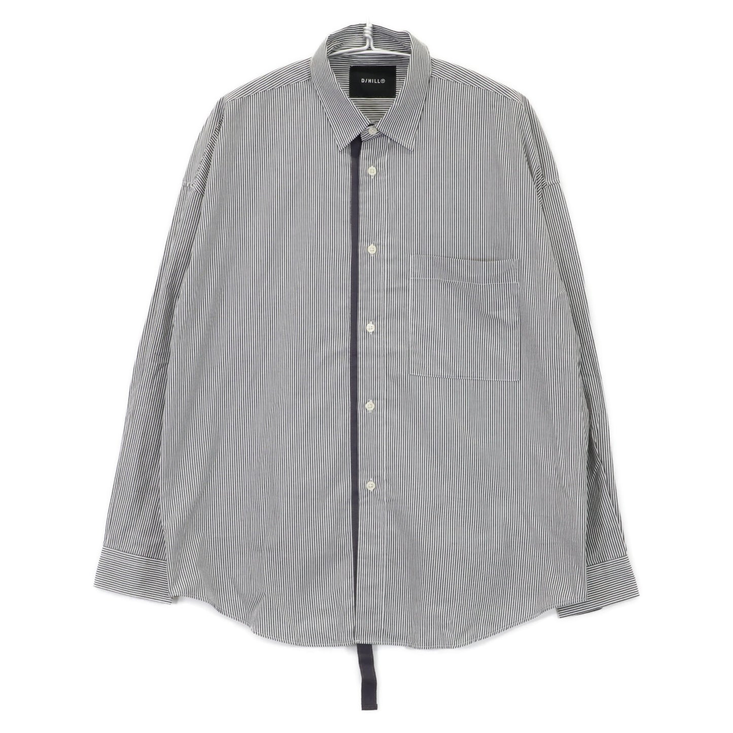 D/HILL ダウンヒル ﾎﾜｲﾄ ｽﾄﾗｲﾌﾟ ｼｬﾂﾌﾞﾙｿﾞﾝ トップス 表記なし