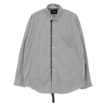 D/HILL ダウンヒル ﾎﾜｲﾄ ｽﾄﾗｲﾌﾟ ｼｬﾂﾌﾞﾙｿﾞﾝ トップス 表記なし