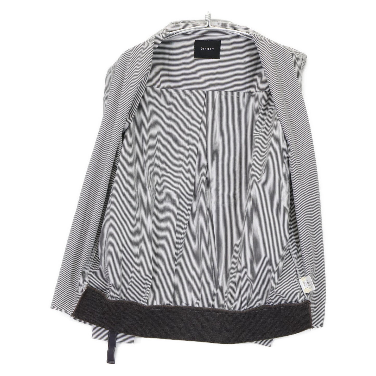 D/HILL ダウンヒル ﾎﾜｲﾄ ｽﾄﾗｲﾌﾟ ｼｬﾂﾌﾞﾙｿﾞﾝ トップス 表記なし