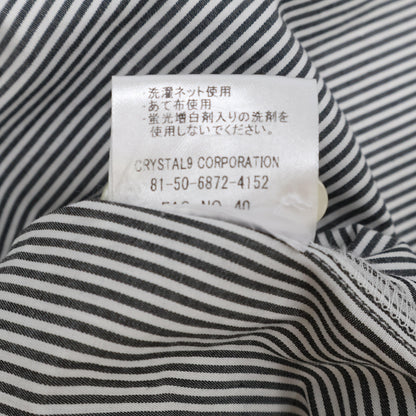 D/HILL ダウンヒル ﾎﾜｲﾄ ｽﾄﾗｲﾌﾟ ｼｬﾂﾌﾞﾙｿﾞﾝ トップス 表記なし