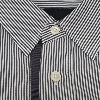 D/HILL ダウンヒル ﾎﾜｲﾄ ｽﾄﾗｲﾌﾟ ｼｬﾂﾌﾞﾙｿﾞﾝ トップス 表記なし