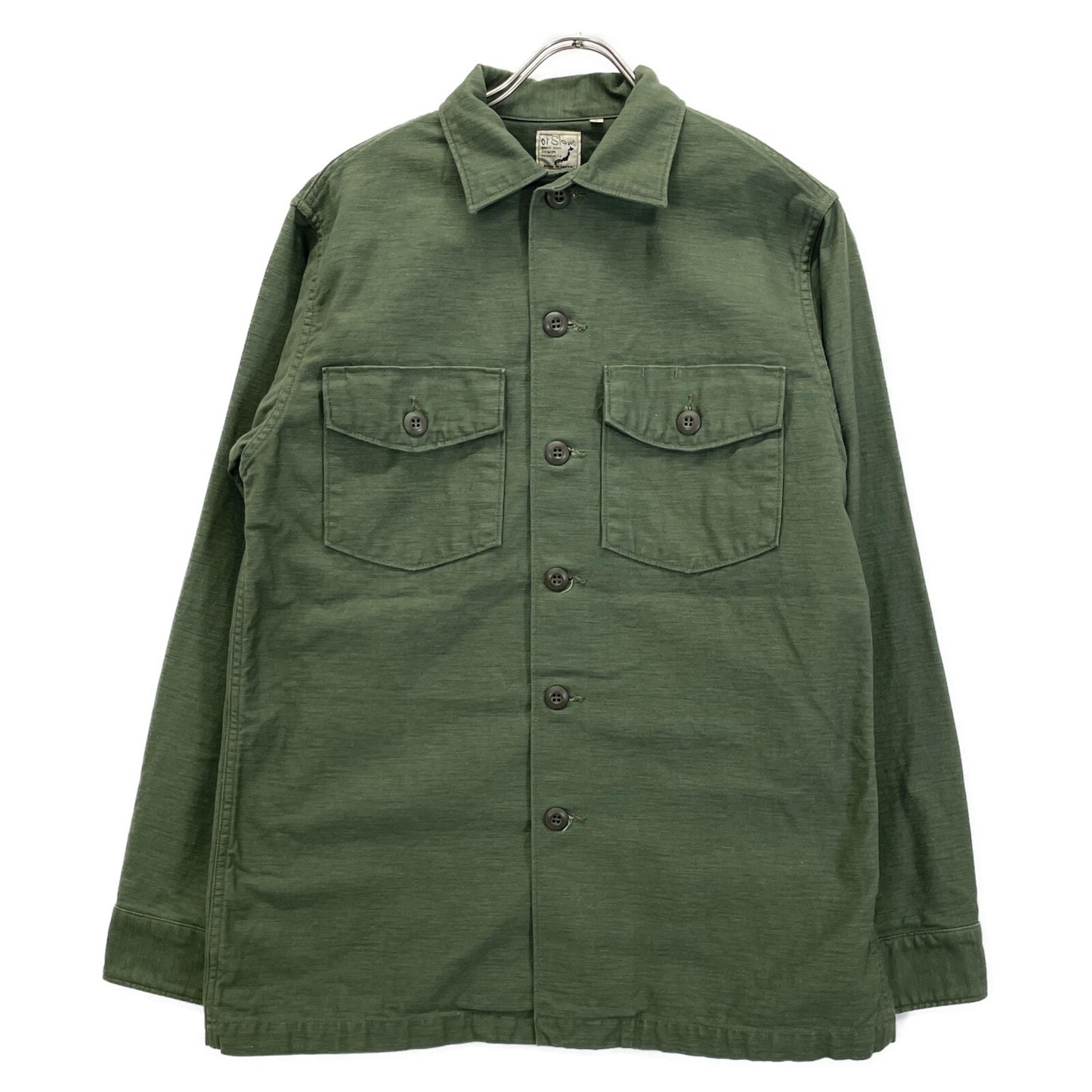 VINTAGE ヴィンテージ カーキ コットン USアーミー ファティーグシャツ ジャケット 1