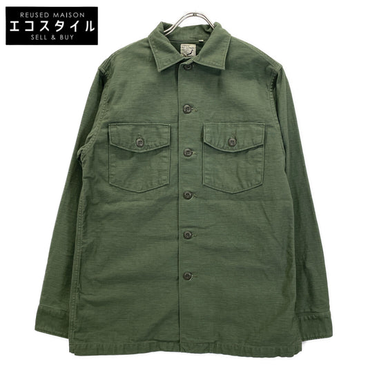 VINTAGE ヴィンテージ カーキ コットン USアーミー ファティーグシャツ ジャケット 1