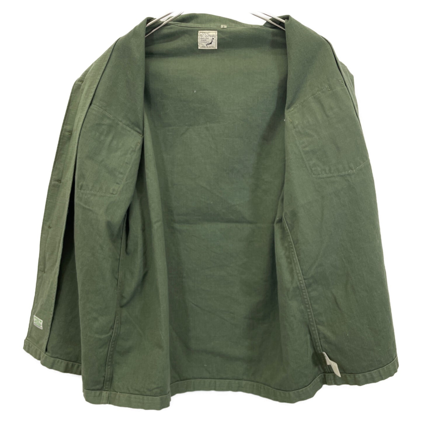 VINTAGE ヴィンテージ カーキ コットン USアーミー ファティーグシャツ ジャケット 1