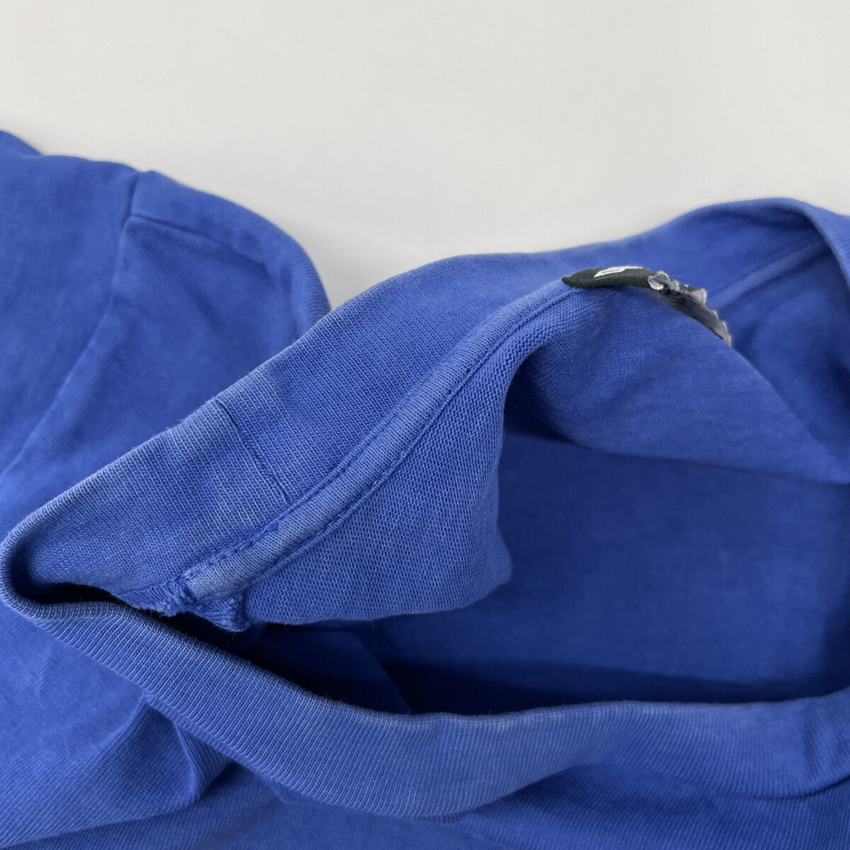 DOLCE&GABBANA ドルチェアンドガッバーナ ﾌﾞﾙｰ×ｵﾚﾝｼﾞ ﾛｺﾞ刺繍 Tｼｬﾂ トップス XS