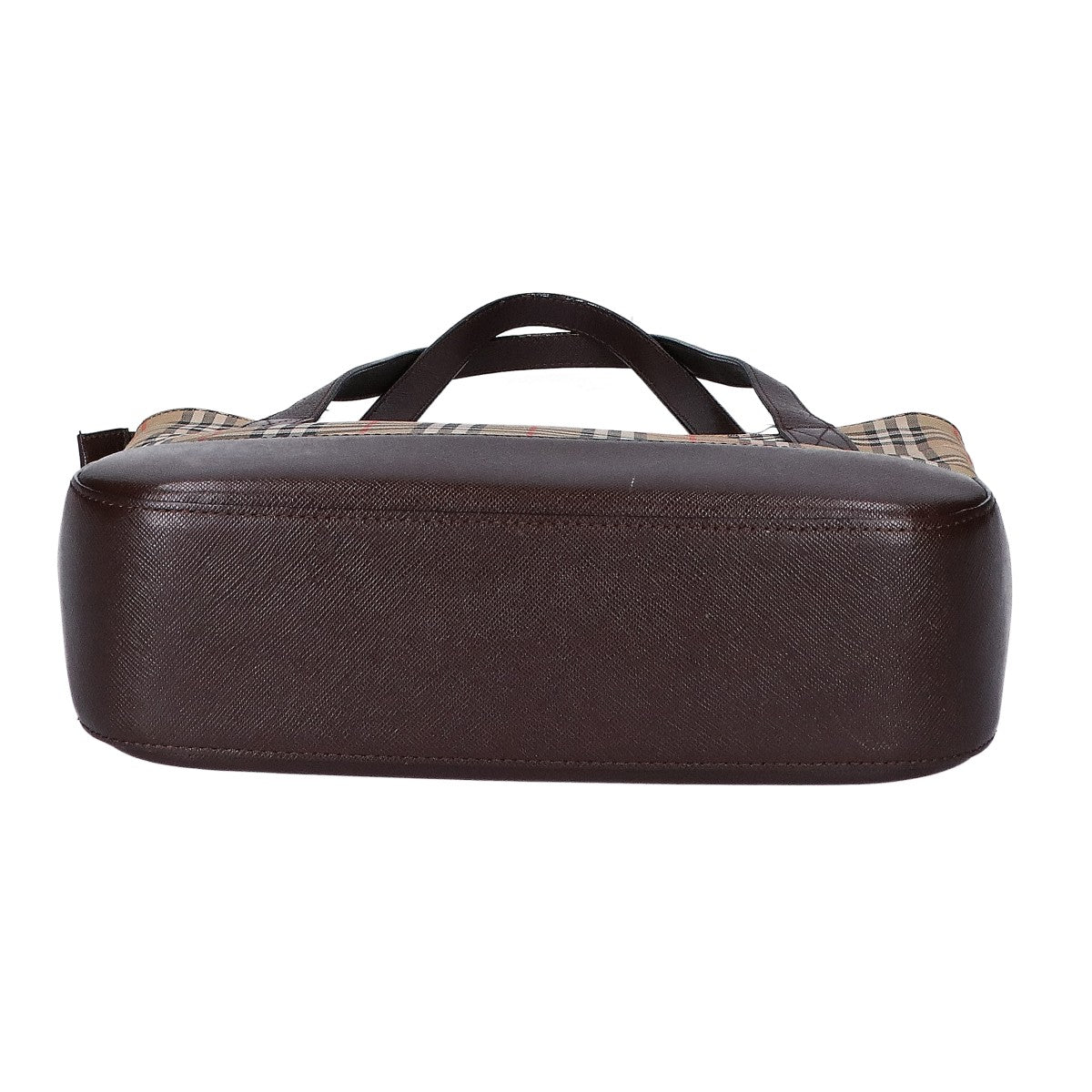 BURBERRY バーバリー ノバチェックｘレザー ハンドバッグ