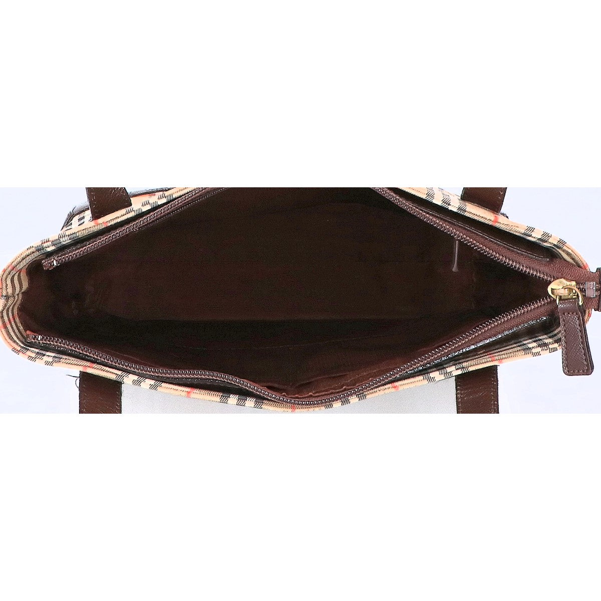 BURBERRY バーバリー ノバチェックｘレザー ハンドバッグ