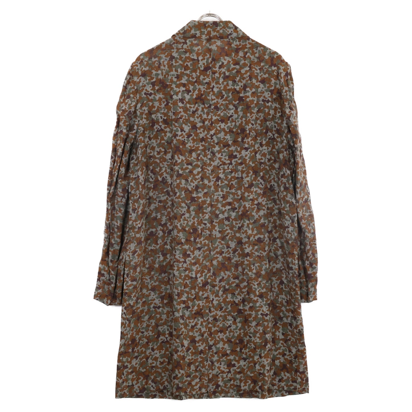 COMMEdesGARCONS HOMME PLUS コムデギャルソンオムプリュス PC-100110 90s カモ リネン×レーヨン コート M