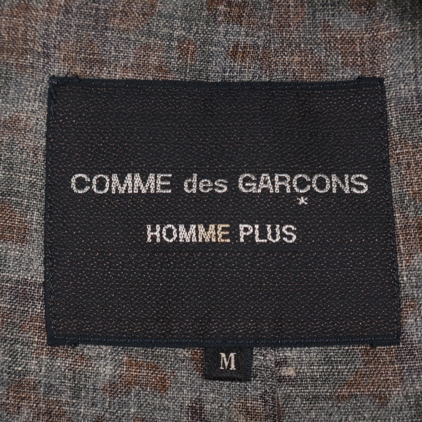 COMMEdesGARCONS HOMME PLUS コムデギャルソンオムプリュス PC-100110 90s カモ リネン×レーヨン コート M