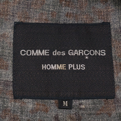COMMEdesGARCONS HOMME PLUS コムデギャルソンオムプリュス PC-100110 90s カモ リネン×レーヨン コート M