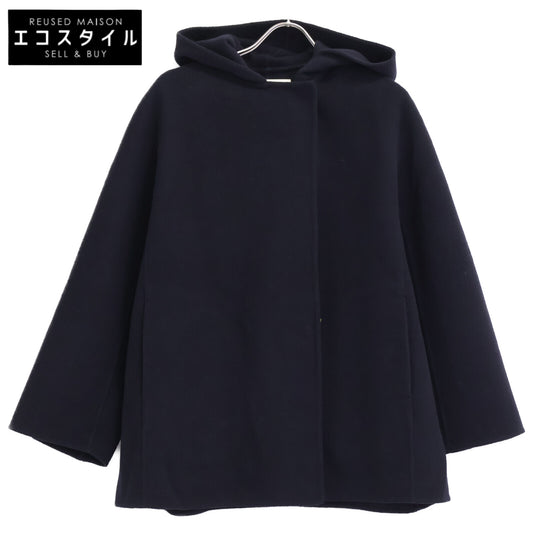 BALLSEY ボールジー ﾈｲﾋﾞｰ ﾌﾟﾚﾐｱﾑｳｰﾙﾘﾊﾞｰ ﾌｰﾃﾞｯﾄﾞｼｮｰﾄｺｰﾄ コート 34