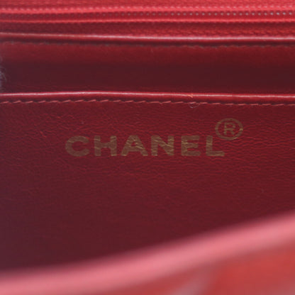 CHANEL シャネル 2番台 キャビアスキン レッド ダイアナ25 チェーンショルダーバッグ ショルダーバッグ