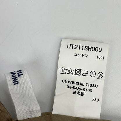 UNIVERSAL TISSU ユニバーサルティッシュ UT211SH009 beige ﾅﾁｭﾗﾙﾀｲﾌﾟﾗｲﾀｰ ﾊﾞﾝﾄﾞｶﾗｰﾛﾝｸﾞｼｬﾂ トップス 表記なし