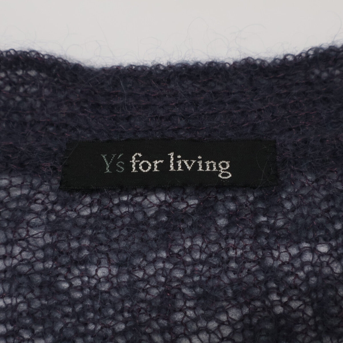 ワイズフォーリビング ﾊﾟｰﾌﾟﾙ ﾓﾍﾔｶｰﾃﾞｨｶﾞﾝ トップス 表記なし