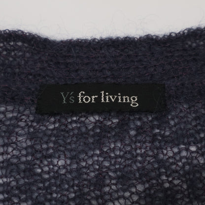 ワイズフォーリビング ﾊﾟｰﾌﾟﾙ ﾓﾍﾔｶｰﾃﾞｨｶﾞﾝ トップス 表記なし