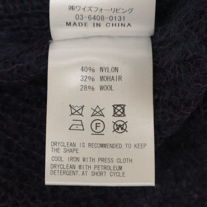 ワイズフォーリビング ﾊﾟｰﾌﾟﾙ ﾓﾍﾔｶｰﾃﾞｨｶﾞﾝ トップス 表記なし