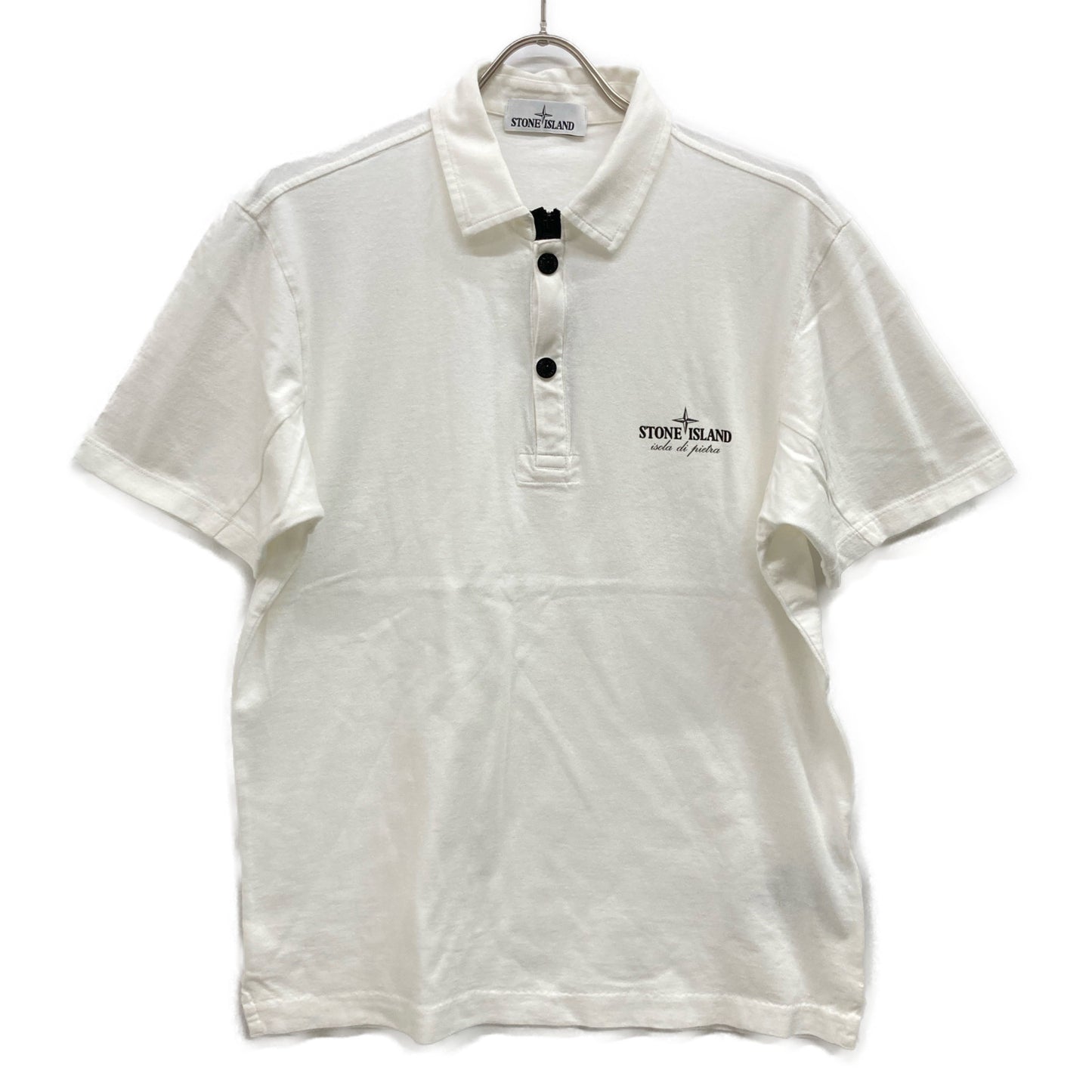 STONE ISLAND ストーンアイランド 641524219 ハーフジップ ポロシャツ L