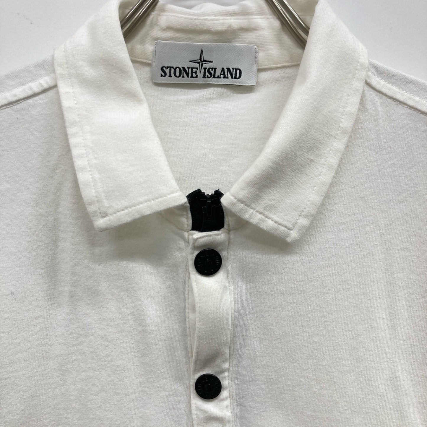 STONE ISLAND ストーンアイランド 641524219 ハーフジップ ポロシャツ L