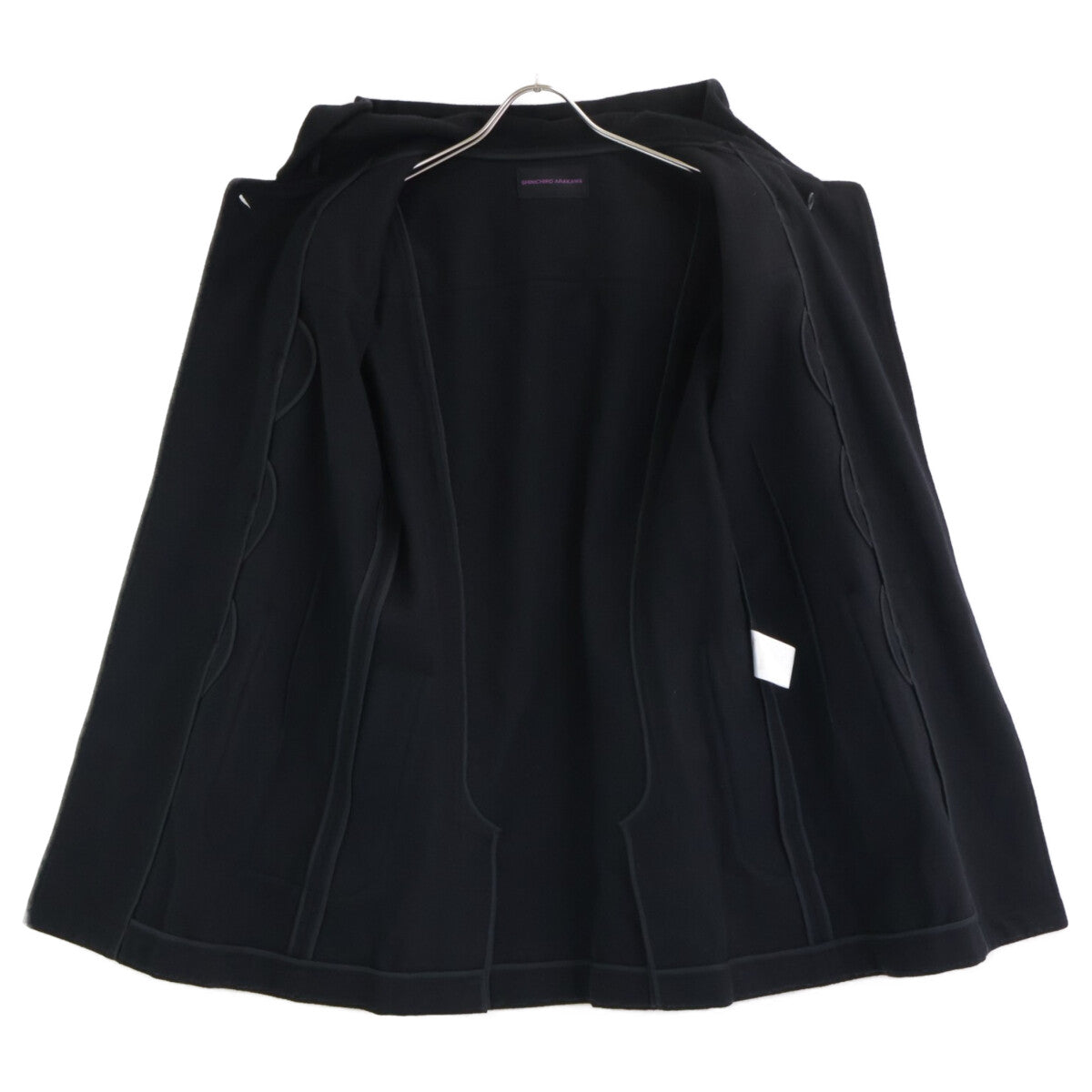 SHINICHIRO ARAKAWA シンイチロウ アラカワ ﾌﾞﾗｯｸ ｳｰﾙ ﾀﾞｯﾌﾙｺｰﾄ コート M
