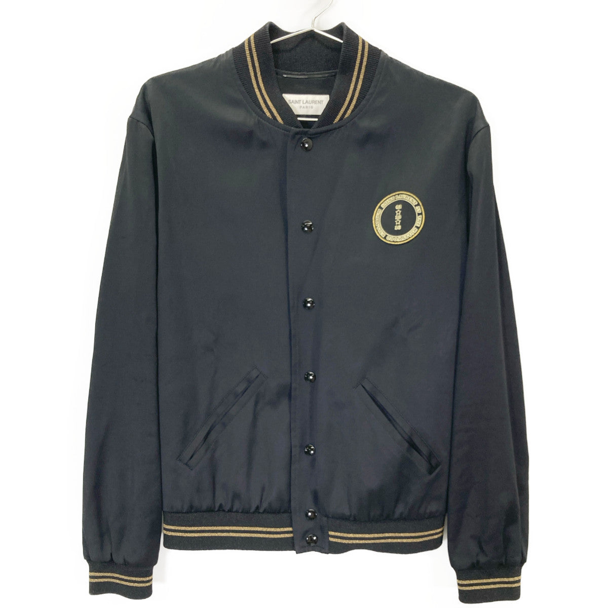 SAINT LAURENT PARIS サンローランパリ 16AW ｴﾃﾞｨ期 ﾊﾟﾗﾃﾞｨｳﾑ ｽﾊﾟﾝｺｰﾙ ﾃﾃﾞｨｼﾞｬｹｯﾄ ジャケット 44