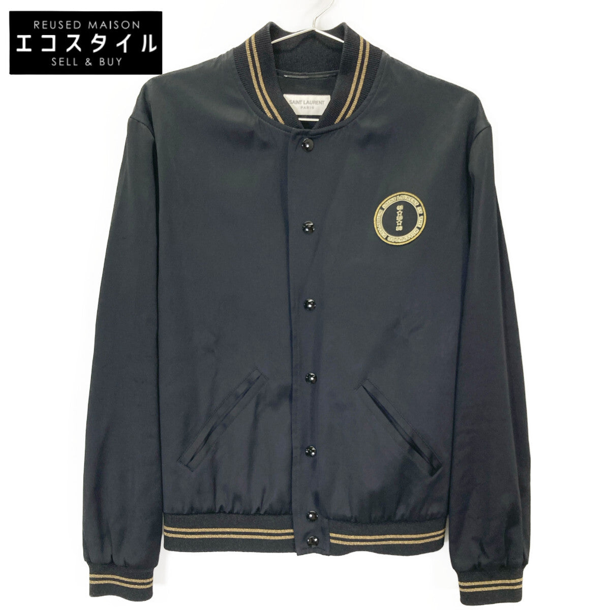 SAINT LAURENT PARIS サンローランパリ 16AW ｴﾃﾞｨ期 ﾊﾟﾗﾃﾞｨｳﾑ ｽﾊﾟﾝｺｰﾙ ﾃﾃﾞｨｼﾞｬｹｯﾄ ジャケット 44