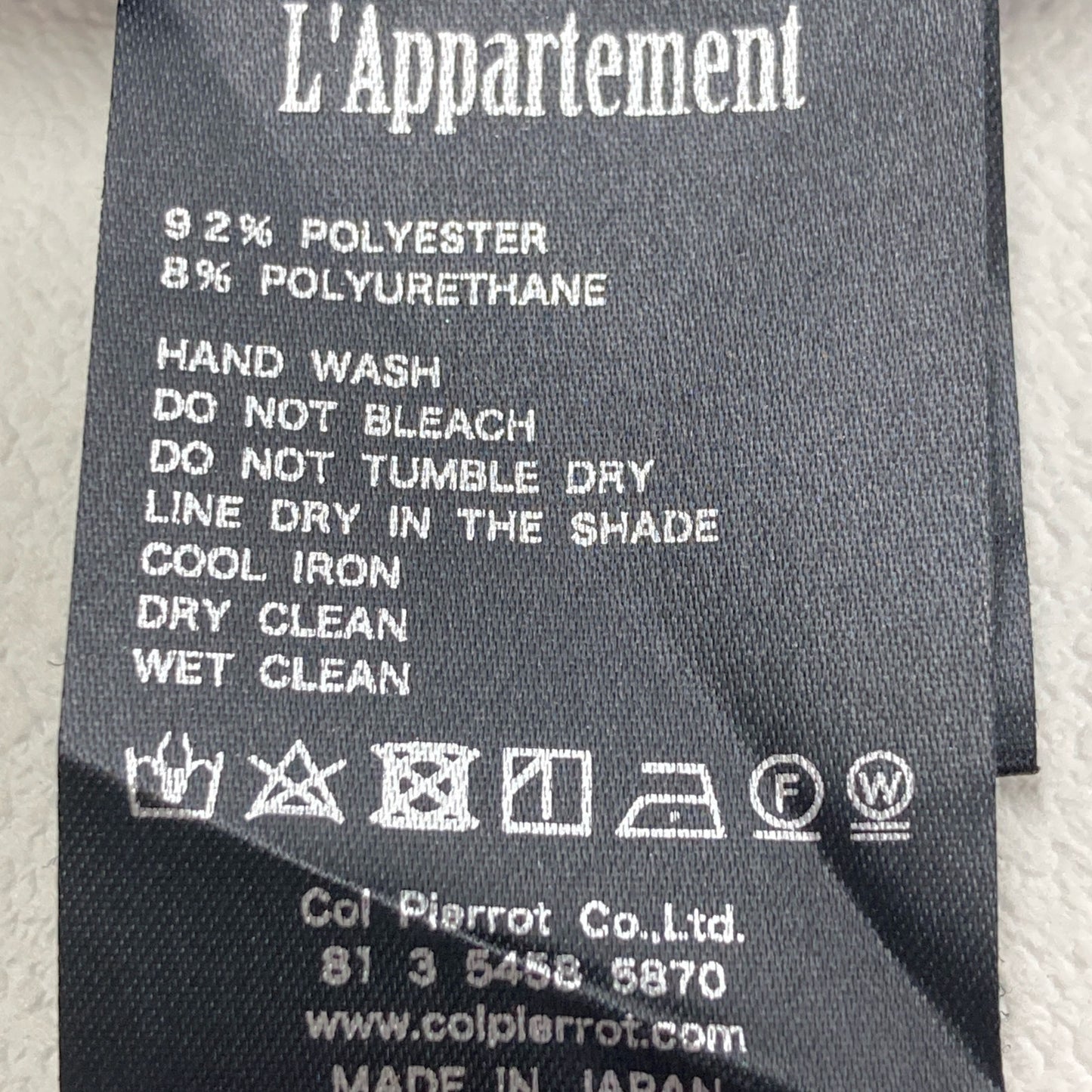 col pierrot コルピエロ 24SS ストレッチスレットパンツ ボトムス 34