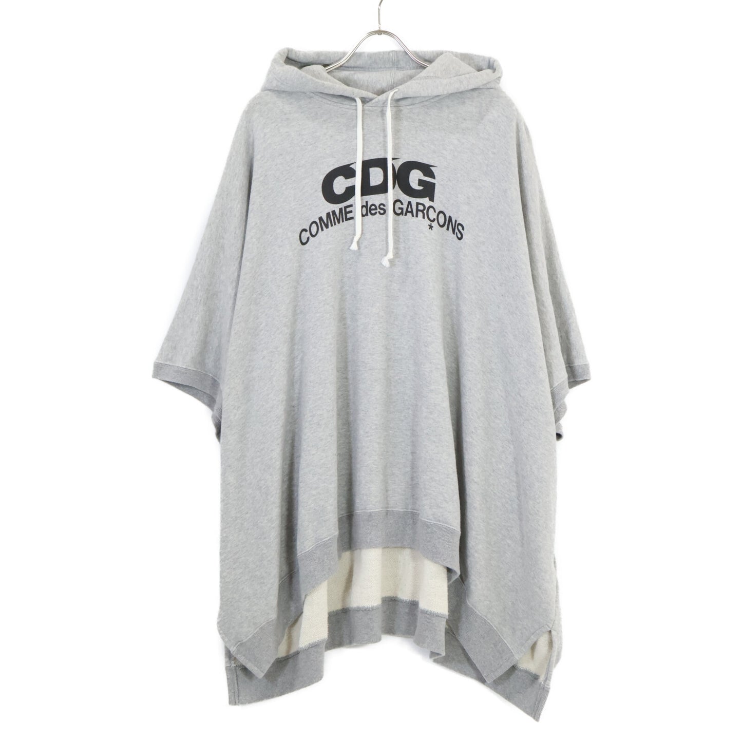 CDG シーディージー ｸﾞﾚｰ ﾉｰｽﾘｰﾌﾞﾊﾟｰｶｰ トップス XL