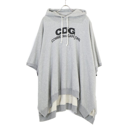 CDG シーディージー ｸﾞﾚｰ ﾉｰｽﾘｰﾌﾞﾊﾟｰｶｰ トップス XL