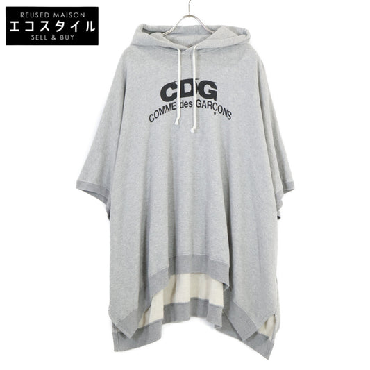 CDG シーディージー ｸﾞﾚｰ ﾉｰｽﾘｰﾌﾞﾊﾟｰｶｰ トップス XL